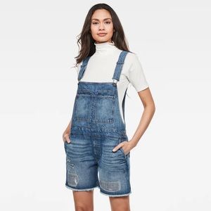 G-Star RAW Boyfriend Shorts Overalls